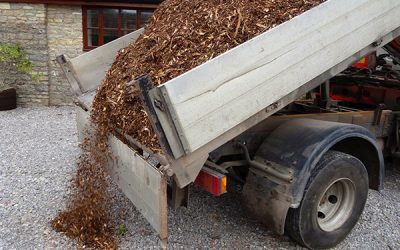 Mulch Delivery Truck